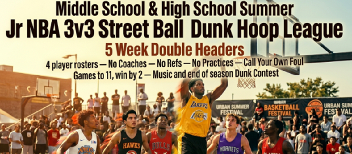 Summer Outdoor Dunk Hoop League